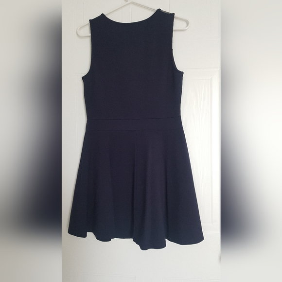 Navy and black mesh skater dress - Picture 4 of 5